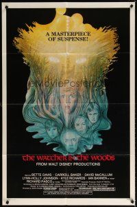 7b948 WATCHER IN THE WOODS 1sh '80 Disney, it was just game until a girl vanished for 30 years!