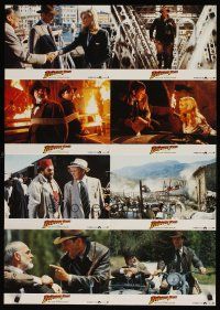 7c171 INDIANA JONES & THE LAST CRUSADE German LC poster '89 Ford, Connery on motorcycle
