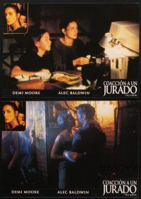 7c022 JUROR 4 Spanish LCs '96 Demi Moore, Alec Baldwin, Joseph Gordon-Levitt, Anne Heche!