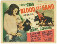 7d285 BLOOD & SAND TC '41 art of matador by Ruano-Llopis + Tyrone Power & Rita Hayworth!
