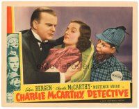 7d261 CHARLIE McCARTHY DETECTIVE LC '39 Constance Moore between Edgar Bergen & Charlie McCarthy!