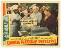7d263 CHARLIE McCARTHY DETECTIVE LC '39 Edgar Bergen, Charlie McCarthy & Ray Turner as chefs!