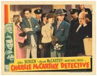 7d266 CHARLIE McCARTHY DETECTIVE LC '39 Edgar Bergen & Charlie McCarthy catch bad Edgar Kennedy!