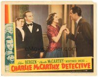 7d265 CHARLIE McCARTHY DETECTIVE LC '39 Edgar Bergen & Charlie McCarthy watch Moore & Cummings!