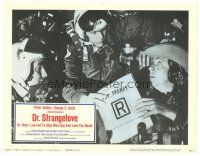 7d274 DR. STRANGELOVE LC '64 Stanley Kubrick classic, Slim Pickens gets top secret instructions!