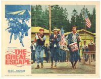 7d277 GREAT ESCAPE LC #7 '63 James Garner & Steve McQueen are patriotic on the 4th of July!
