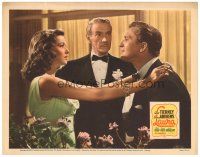 7d334 LAURA LC '44 Clifton Webb between sexy Gene Tierney & Vincent Price, Preminger classic!