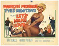 7d292 LET'S MAKE LOVE TC '60 four images of super sexy Marilyn Monroe + Yves Montand!