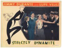 7d360 STRICTLY DYNAMITE LC '34 Jimmy Durante & Marian Nixon argue w/ guys, Hirschfeld border art!