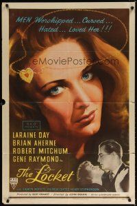 7d201 LOCKET style A 1sh '46 great close-up artwork of Laraine Day, Brian Aherne!