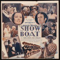 7d059 SHOW BOAT Australian herald '36 3 images of Paul Robeson, Irene Dunne, James Whale