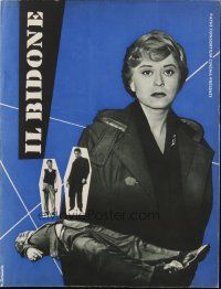 7d028 SWINDLE French pressbook '55 Federico Fellini, Il Bidone, Crawford, Guilietta Masina!