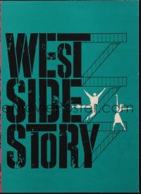 7d002 WEST SIDE STORY world premiere promo brochure '61 both Bob Peak & Joseph Caroff art!