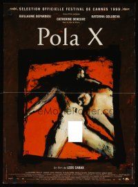 7f224 POLA X French 15x21 '99 directed by Leos Carax, cool art of sexy lovers!