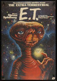 7f333 E.T. THE EXTRA TERRESTRIAL Polish 27x38 '84 Steven Spielberg classic, different Erol art!
