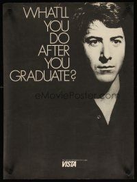 7f073 GRADUATE special 18x24 '68 great different image of Dustin Hoffman!