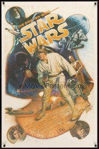 7f009 STAR WARS THE FIRST TEN YEARS heavy stock Kilian signed & numbered 1sh '87 by Drew, 1125/3000
