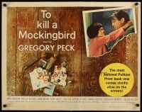 7g008 TO KILL A MOCKINGBIRD 1/2sh '62 Gregory Peck, from Harper Lee's classic novel!