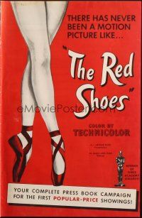 7g025 RED SHOES pressbook 1950 Michael Powell & Emeric Pressburger, ballerina Moira Shearer!