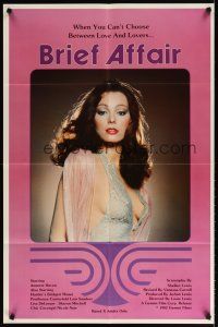 7h128 BRIEF AFFAIR 1sh '82 close-up of sexy Annette Haven in lingerie!