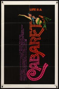 7h137 CABARET 1sh '72 singing & dancing Liza Minnelli in Nazi Germany, directed by Bob Fosse!