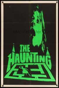7h423 HAUNTING teaser 1sh '63 you may not believe in ghosts but you cannot deny terror!