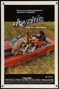 7h488 JOYRIDE 1sh '77 AIP, a story about teens who just shove it and leave it all behind!