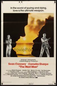 7h629 NEXT MAN 1sh '76 Sean Connery, sexy Cornelia Sharpe, love is the ultimate weapon!