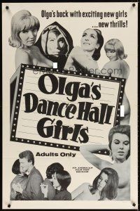7h650 OLGA'S DANCE HALL GIRLS 1sh '69 sexy Lucy Eldridge is back in title role!