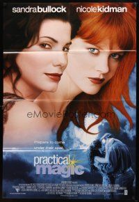7h698 PRACTICAL MAGIC int'l 1sh '98 sexy witches Sandra Bullock & Nicole Kidman!