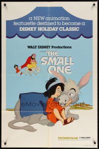 7h802 SMALL ONE 1sh '78 Walt Disney, Don Bluth, animated donkey cartoon!