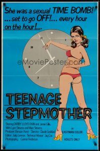 7h873 TEENAGE STEPMOTHER 1sh '74 Darby Lloyd Rains, she was a sexual time bomb!