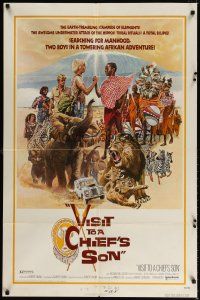 7h947 VISIT TO A CHIEF'S SON 1sh '74 Richard Mulligan, John Philip Hogdon, African adventure!