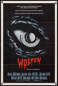 7h978 WOLFEN int'l 1sh '81 really cool horror art of moon & clouds as eye, There is no defense!