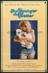 7h995 YOUNGER THE BETTER 1sh '82 Jennifer West, Ray Wells, your dreams are about to come true!