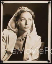 7j189 AGNES MOOREHEAD 5 8x10 stills '40s-50s great head & shoulders portraits of the actress!