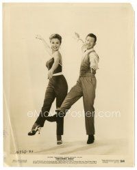 7j529 ANYTHING GOES 8x10 still '56 great image of sexy Mitzi Gaynor & Donald O'Connor dancing!