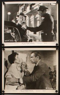 7j070 CASE AGAINST BROOKLYN 8 8x10 stills '58 Darren McGavin, Maggie Hayes, New York City!