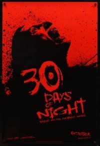 7p008 30 DAYS OF NIGHT teaser DS 1sh '07 Josh Hartnett & Melissa George hunt vampires in Alaska!