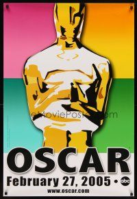 7p012 77th ANNUAL ACADEMY AWARDS DS 1sh '05 Brett Davidson artwork of the Oscar!