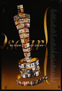7p014 80 YEARS OF OSCAR 1sh '08 cool list of previous Academy Award winners!
