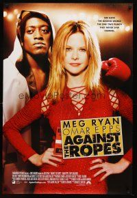 7p034 AGAINST THE ROPES int'l DS 1sh '04 sexy Meg Ryan, Omar Epps, boxing!