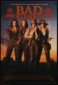7p103 BAD GIRLS 1sh '94 cowgirls Drew Barrymore, Madeleine Stowe, Masterson & MacDowell!