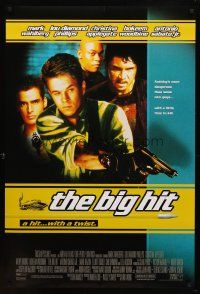 7p136 BIG HIT DS 1sh '98 Mark Wahlberg, Lou Diamond Phillips & Bokeem Woodbine!