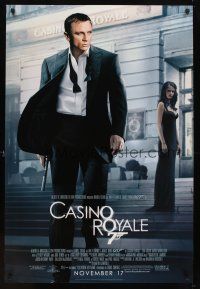 7p181 CASINO ROYALE advance DS 1sh '06 Daniel Craig as James Bond & sexy Eva Green!