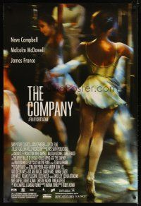 7p197 COMPANY DS 1sh '03 Robert Altman, Neve Campbell, cool image of ballet dancer!