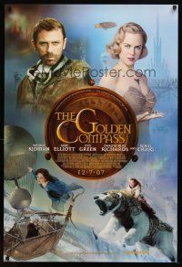 7p354 GOLDEN COMPASS advance DS Canadian 1sh '07 Nicole Kidman, Daniel Craig, Richards, Eva Green!