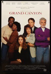 7p369 GRAND CANYON int'l 1sh '91 Danny Glover, Kevin Kline, Steve Martin, Mary McDonnell!