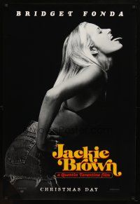 7p418 JACKIE BROWN teaser 1sh '97 Quentin Tarantino, image of sexy Bridget Fonda!