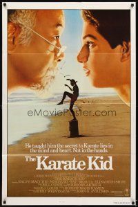 7p424 KARATE KID int'l 1sh '84 Pat Morita, Ralph Macchio, teen martial arts classic!